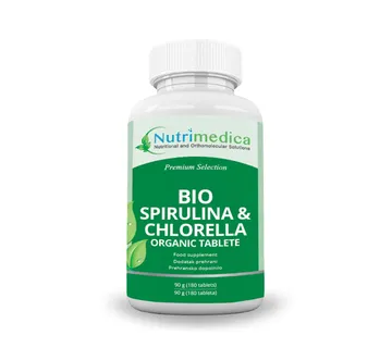 Spirulina i chlorella BIO, 180b tbl - cover