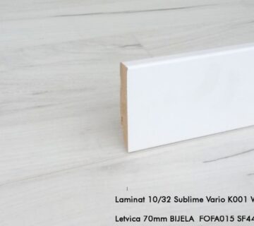 Letvica za laminat 70mm bijela FOFA015 - cover