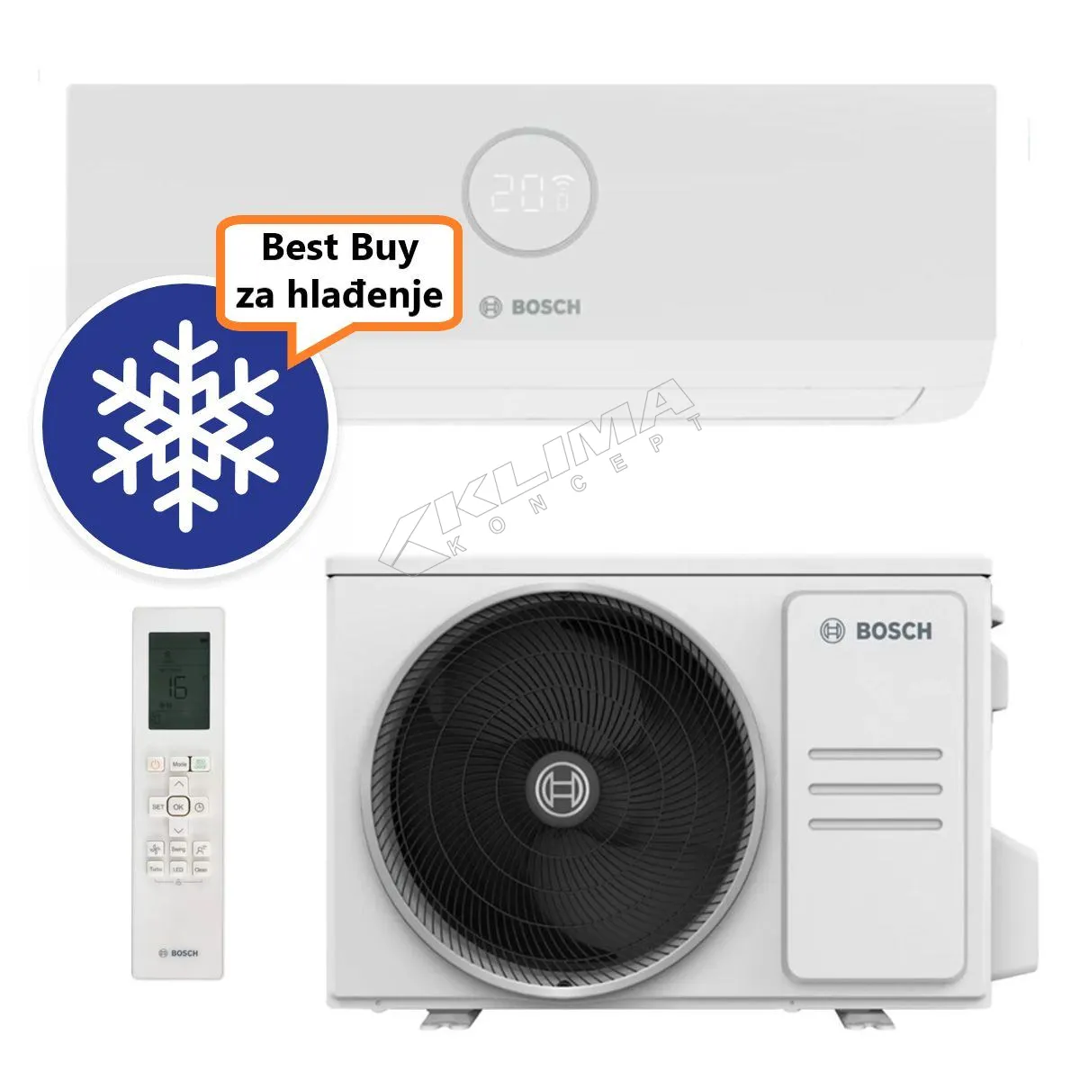 BOSCH KLIMA UREĐAJ CL3000i-Set 26 WE - cover