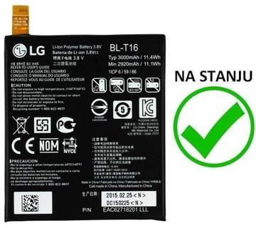 LG BL-T16 / BLT16 baterija za LG G Flex 2 H950 H955 LS996 US995 - cover