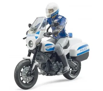 Bruder policijski motor Scrambler Ducati sa policajcem - cover