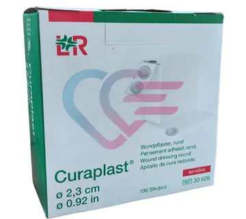 FLASTER CURAPLAST SENSITIVE fi 2,3 cm a’100 - cover