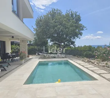 Krk – Moderna kuća 170 m², bazen - cover