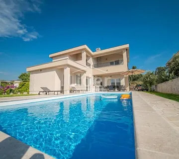 Otok Pag, samostojeća kuća kraj mora sa bazenom.. - cover