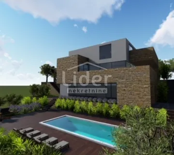 NEREZINE- teren s građevinskom dozvolom - Nerezine, Mali Lošinj