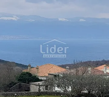 Otok Krk,risika-Građevinsko Zemljište S Pogledom Na More 931m2 - Risika, Vrbnik