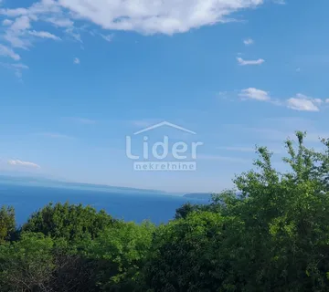 Veprinac ,opatija-Građevinsko Zemljište S Pogledom Na More 1077m2 - Veprinac, Opatija
