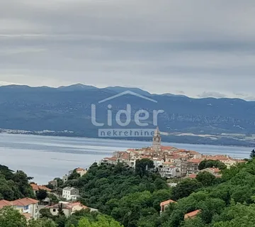 Otok Krk,vrbnik-Građevinsko Zemljište 1603 M2,pogled More