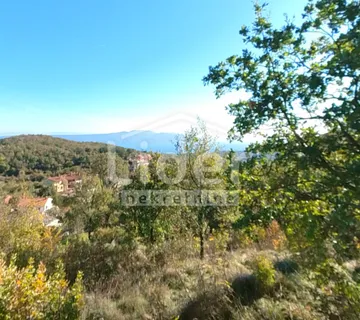 BRSEČ Zemljište s prekrasnim pogledom na more  - cover