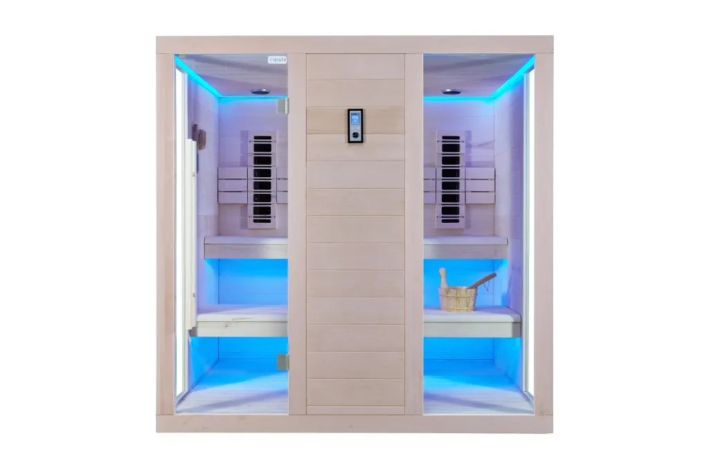 Kombinirana SAUNA – 210 x 180 x 210 – ELITE – Aspen - cover