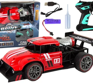 Auto na daljinsko upravljanje Sports Car R/C 1:16  - crveni - cover
