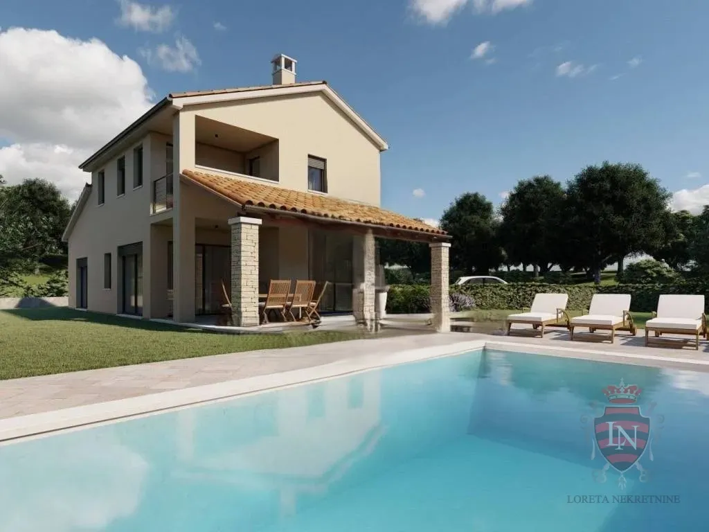 Kuća s bazenom 161 m2, Buzet, Istra - cover