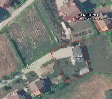 Građevinsko zemljište s kućom, 791 m2, Kerestinec - Kerestinec, Sveta Nedelja
