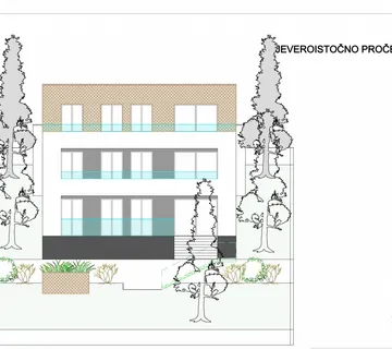 Građevinsko zemljište s dozvolom za zgradu od tri stana, Šestine - cover