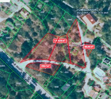 Građevinsko zemljište 495 m2, Pelješac - Putniković, Ston