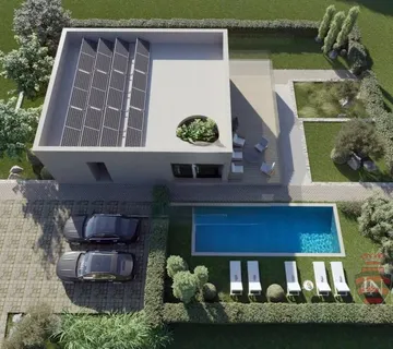 Kuća s bazenom 200 m2, Pazin, novogradnja - cover