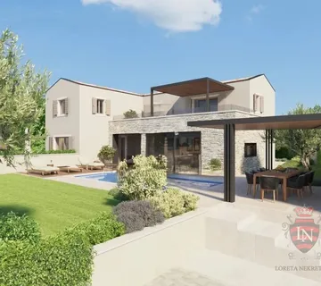 Kamena kuća s bazenom Tinjan, 150 m2 - cover