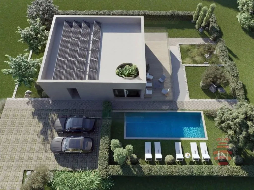 Kuća s bazenom 200 m2, Pazin, novogradnja - cover