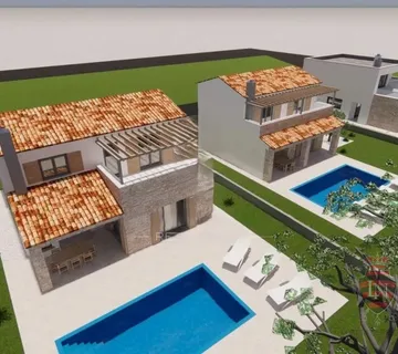 Kamena kuća s bazenom, novogradnja, Poreč - Garbina, Poreč