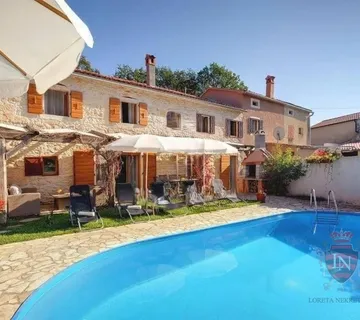 Kamena kuća s bazenom, Gračišće, Istra