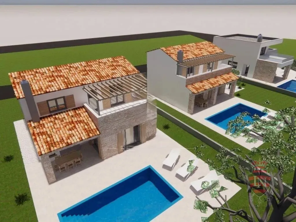 Kamena kuća s bazenom, novogradnja, Poreč - cover