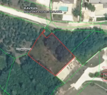 Građevinsko zemljište 834 m2, Kavran, Istra - cover