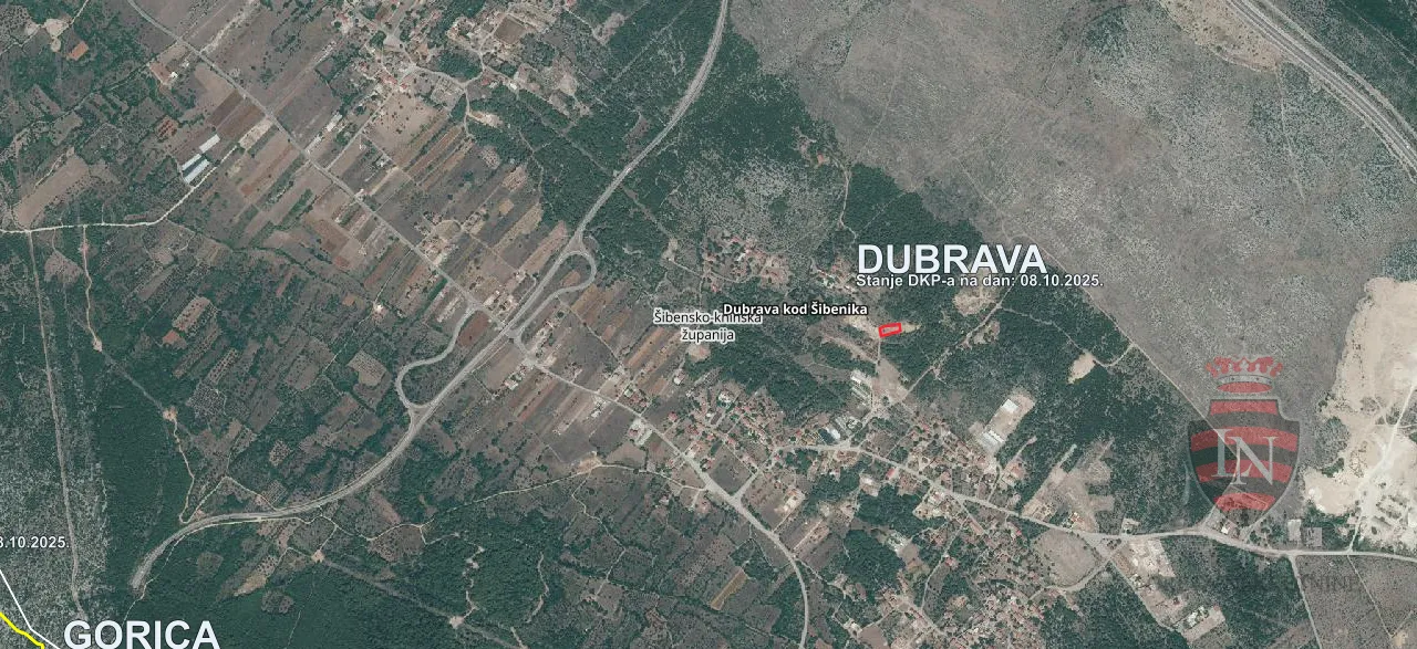 Građevinsko zemljište 987 m2, Šibenik, Dubrava - cover