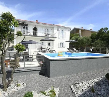 KLENOVICA - kuća s bazenom - Klenovica, Novi Vinodolski