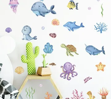 Zidna naljepnica Sea World - cover