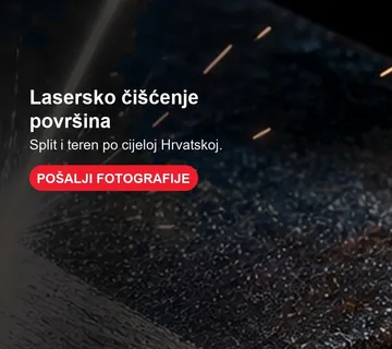 Lasersko čišćenje i Pjeskarenje – Uklanjanje hrđe, boje i lakova - Split