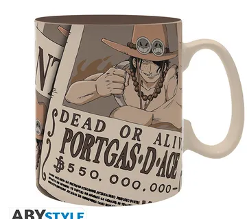 Šalica One Piece Wanted Ace 460ml - cover