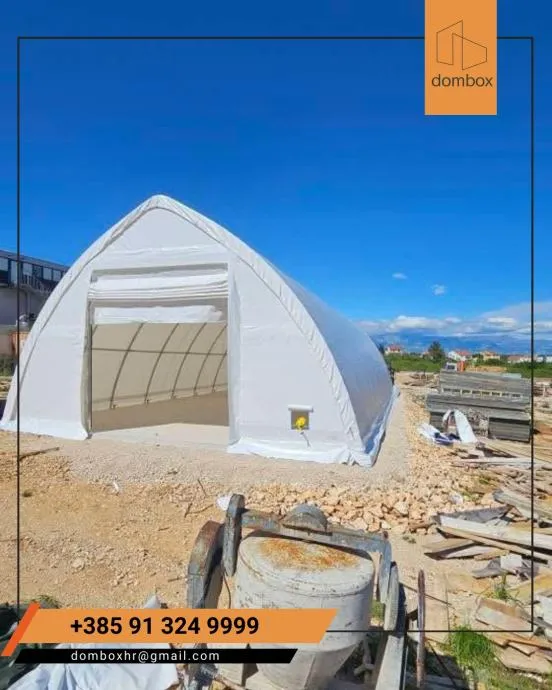 Montažna hala / montažni šator PEACH / 9.15x20m 5,5m(V) *091 294 9999* - cover