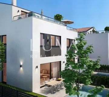 Istra, Poreč, moderna kuća u nizu s bazenom, 122,27 m2 - Varvari, Poreč
