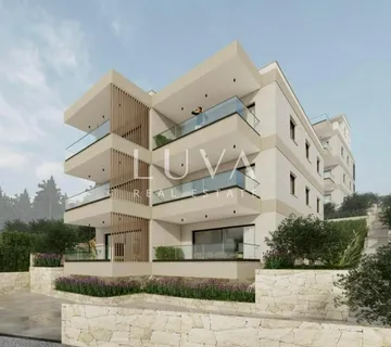 Čiovo, novogradnja s pogledom na more, stan GZ/S3 NKP 62 m2 - Žedno, Trogir