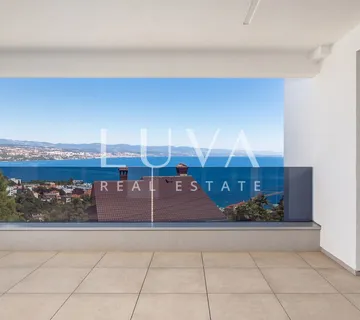 Opatija, luksuzna novogradnja s pogledom na more, stan NKP 92,14 m2