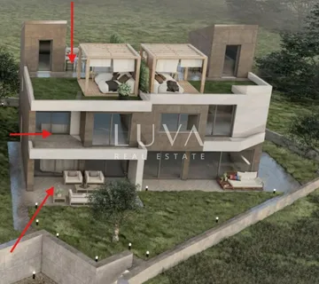 Opatija, Matulji, stan 167 m2 s pogledom na more, prodaja