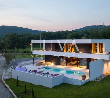 Šterna, Buje, Istra, moderna luksuzna vila s bazenom na prodaju - Šterna, Grožnjan