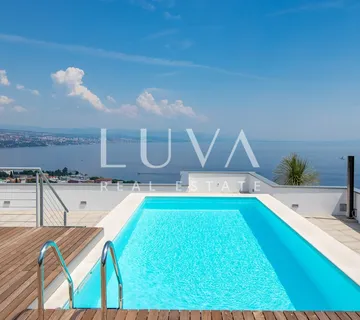 Opatija, luksuzna novogradnja s pogledom na more, stan NKP 367,19 m2
