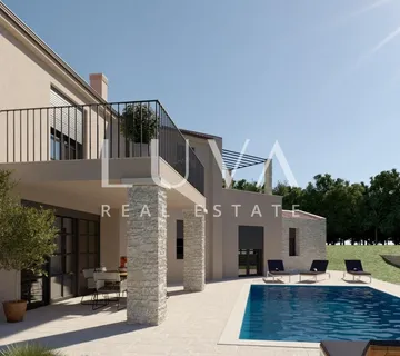 Istra, novogradnja, luksuzna kuća s bazenom blizu Poreča, 160 m2 za prodaju - cover