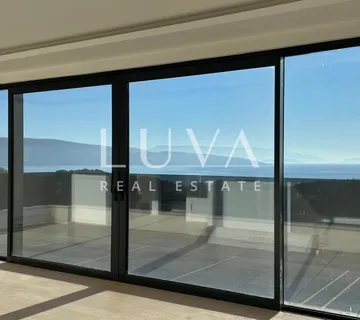 Krk, penthouse 115 m2 s pogledom na more, novogradnja
