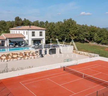 Luksuzna vila s bazenom i tenis terenom, Motovun, Istra - Rakotule, Karojba