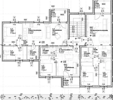 Trogir, Slatine, stan S8 42m2 u novogradnji s pogledom na more na prodaju - Slatine, Split