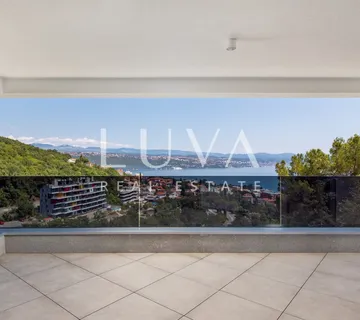 Opatija, luksuzna novogradnja s pogledom na more, stan NKP 246,82 m2