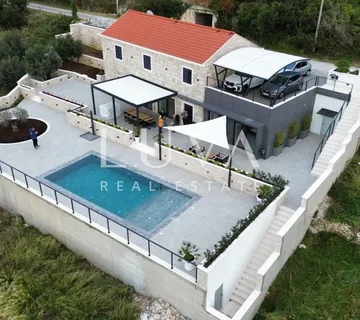 Dubrovnik, Brsečine, luksuzna kamena vila s bazenom i pogledom na more, 250 m² - Brsečine, Dubrovnik