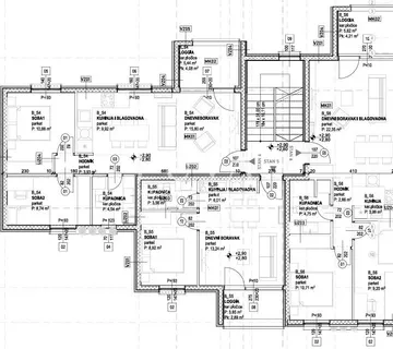 Trogir, Slatine, stan S6 62m2 u novogradnji s pogledom na more na prodaju - Slatine, Split