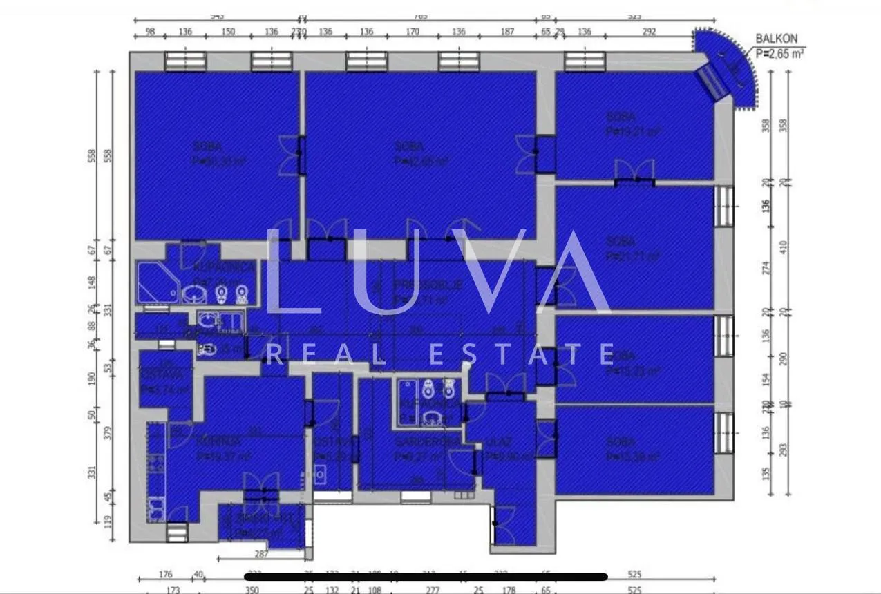 Zagreb, centar, stan 250 m2 idealno za poslovnu namjenu - cover