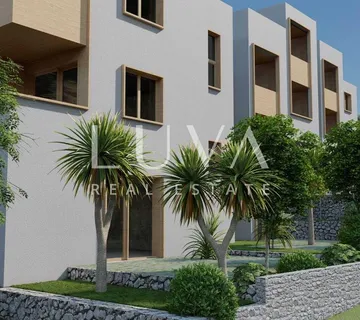 Trogir, Slatine, stan S7 62m2 u novogradnji s pogledom na more na prodaju - cover