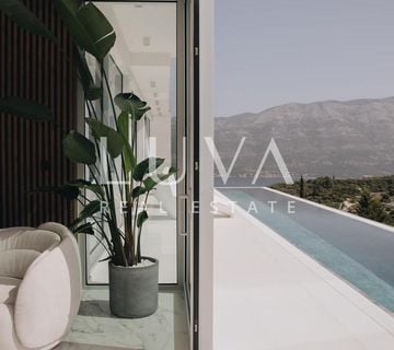 Korčula, luksuzna vila s bazenom i predivnim pogledom na more za prodaju - cover