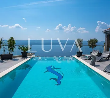 Stanići, Omiš, luksuzna vila s bazenom blizu mora na prodaju - cover