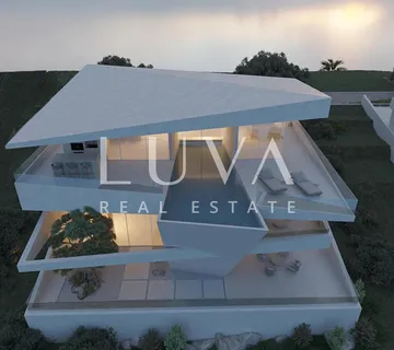 Istra, luksuzna vila s bazenom i pogledom na more u izgradnji - cover